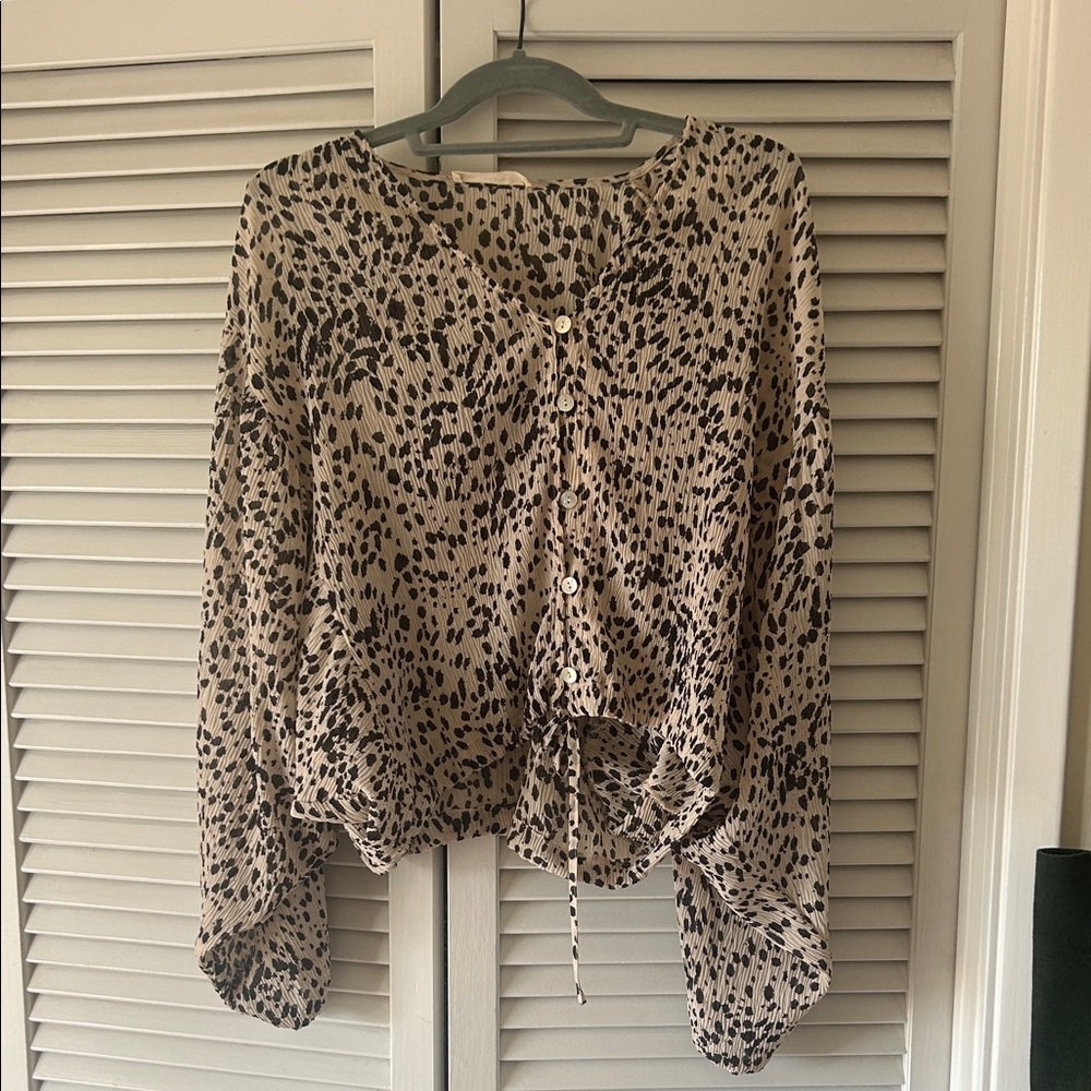 Together Animal Print Blouse